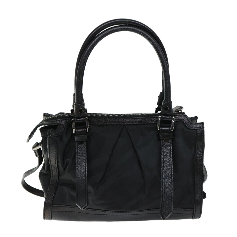 Burberry Zip Top Shoulder Nylon and Leather - Picture 2 of 16